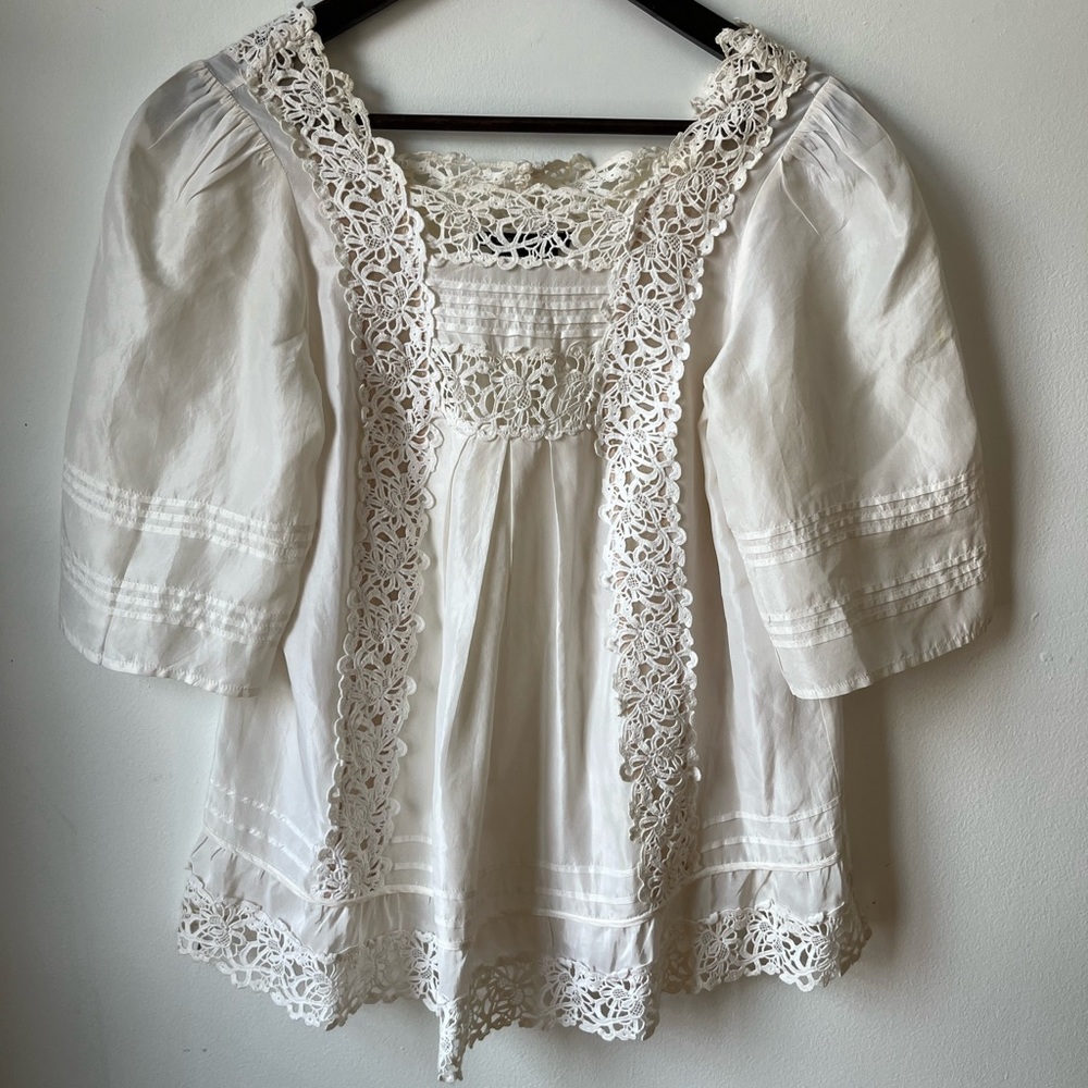 BCBG silk top
